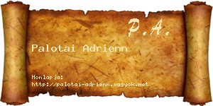 Palotai Adrienn névjegykártya