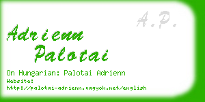 adrienn palotai business card